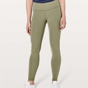 lululemon athletica Olive Green Leggings